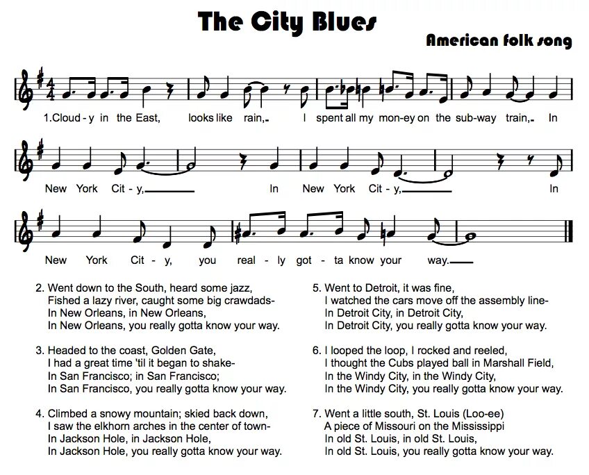 San Francisco аккорды. Слова песни это Сан Франциско. San Francisco Blues Ноты. River City Blues Ноты.