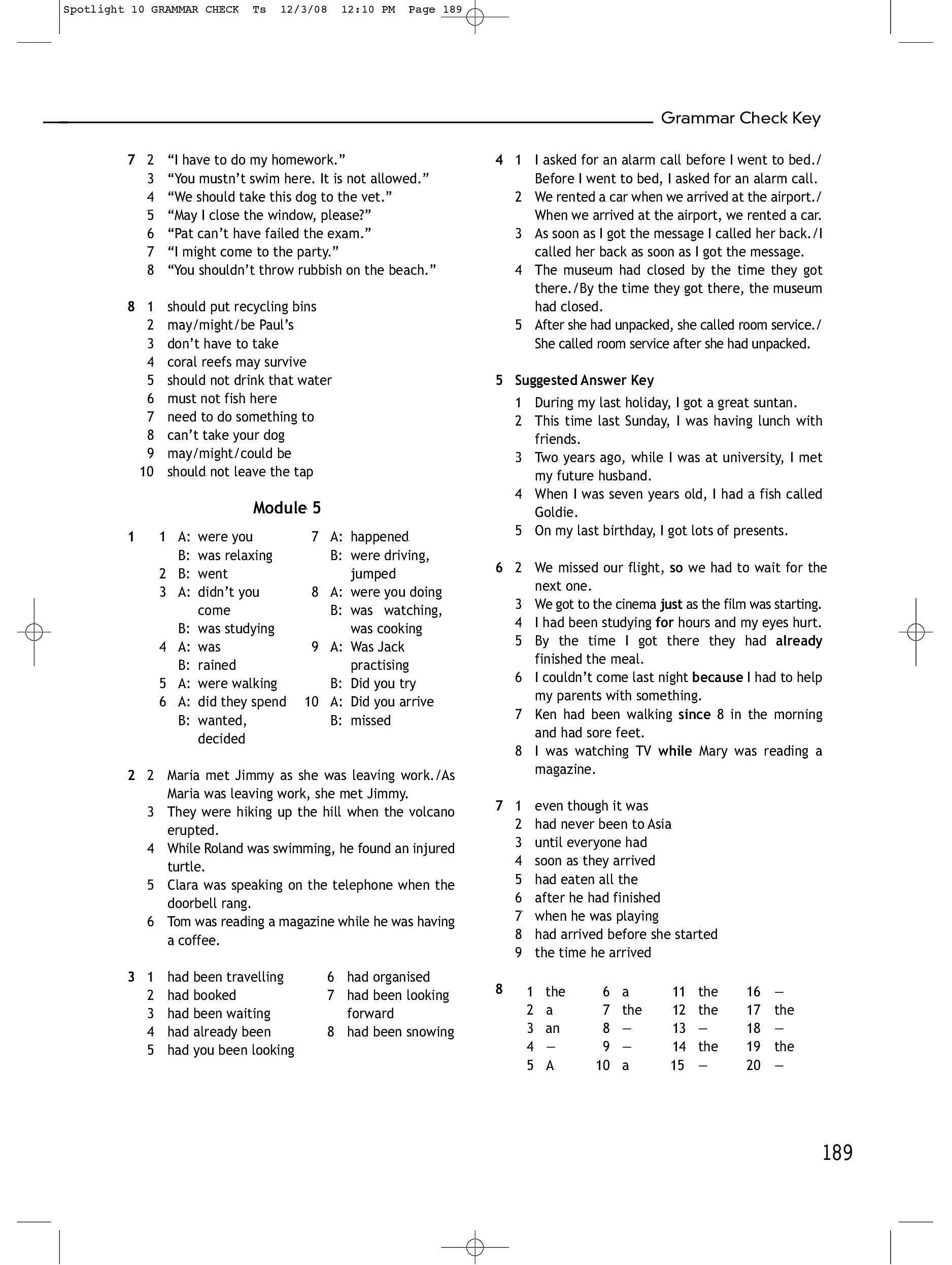 Spotlight 10 класс 3 Module. Spotlight 10 класс Grammar check Module 6. Английский язык 10 класс Grammar check. Spotlight 10 класс гдз. Решебник по английскому spotlight 10 учебник