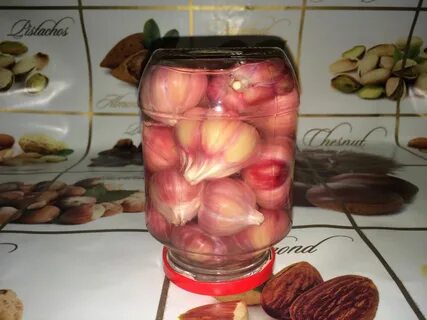 Маринованный чеснок с луком на зиму