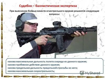 Экспертиза оружия