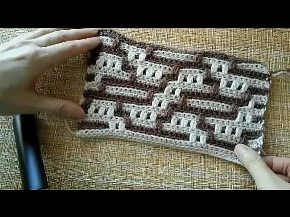 Техника мозаичного вязания крючком. Мозаичная техника вязания крючком.