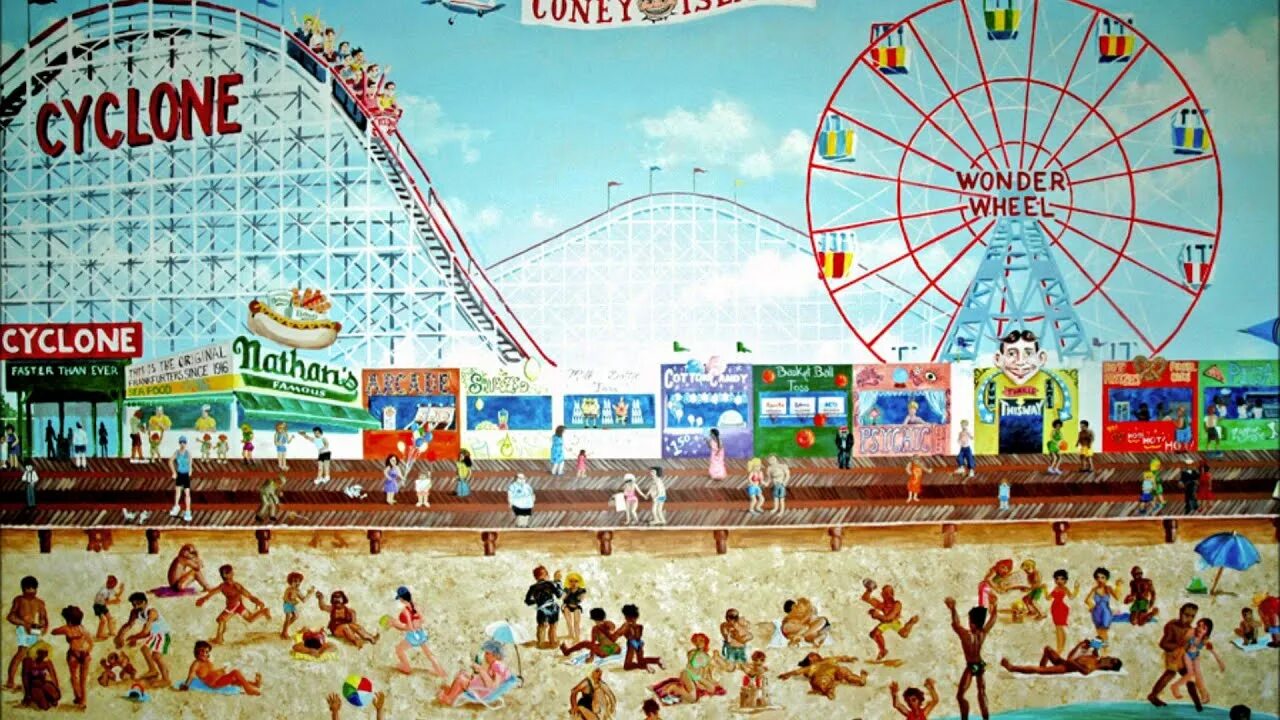 Baby island. Coney Island Baby. Reed Lou "Coney Island Baby". Coney Island Amusement Park. Циклон» (Cyclone), кони-Айленд (Coney Island), Нью-Йорк.