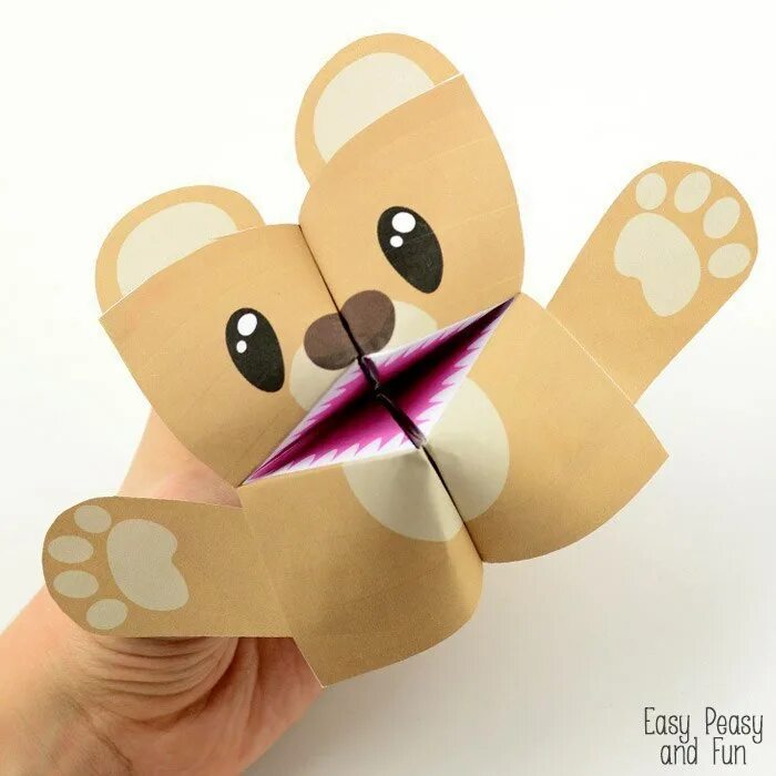 Игрушки из бумаги. Бумажные игрушки на руку. Необычные игрушки из бумаги. Прикольные поделки из бумаги