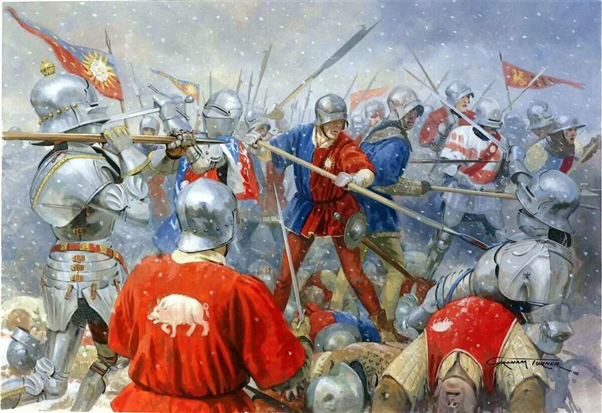 Battle of york. Битва при Таутоне. Битва при Таутоне 1461. Грэм тёрнер битва при Босворте. Грэм Тернер картины художник баталист.