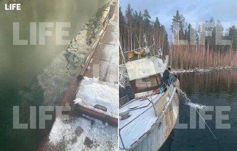 Затоплен катер ивановец
