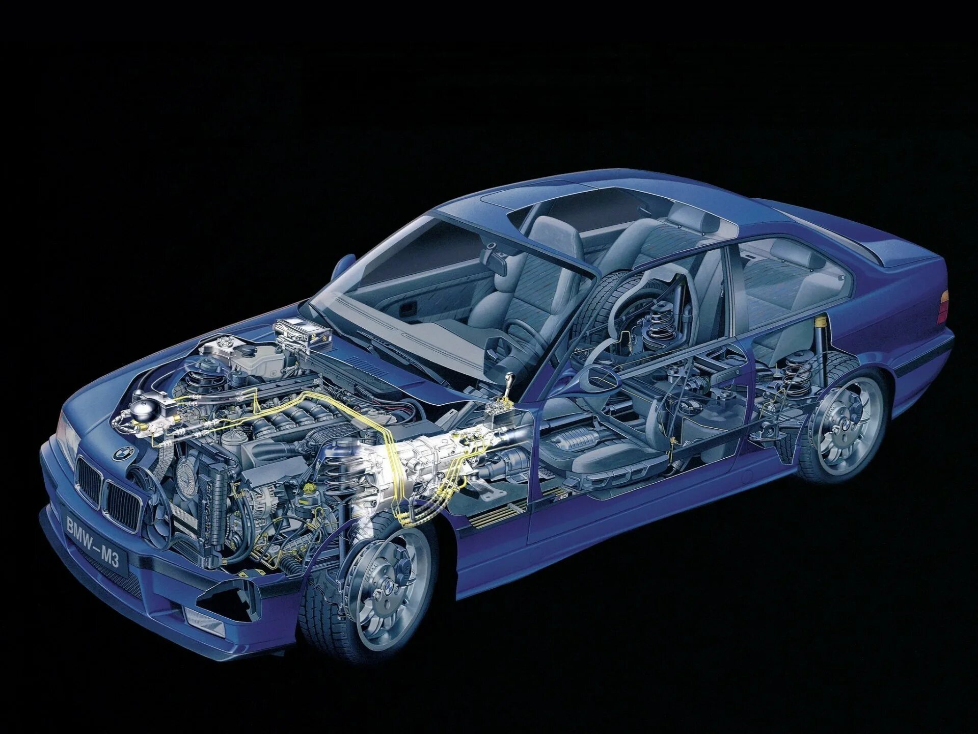 Механика детали машин. BMW m1 Cutaway. BMW e36 кузов. BMW m3 e36 мотор. БМВ е36 трансмиссия.