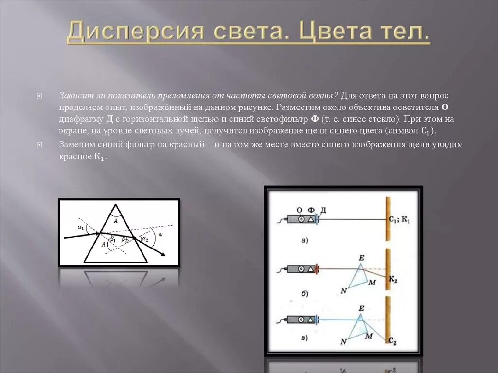 Дисперсия света. Дисперсия цвета цвета тел. Дисперсия физика кратко. Дисперсия света тел. Дисперсия света цвета тел ответы