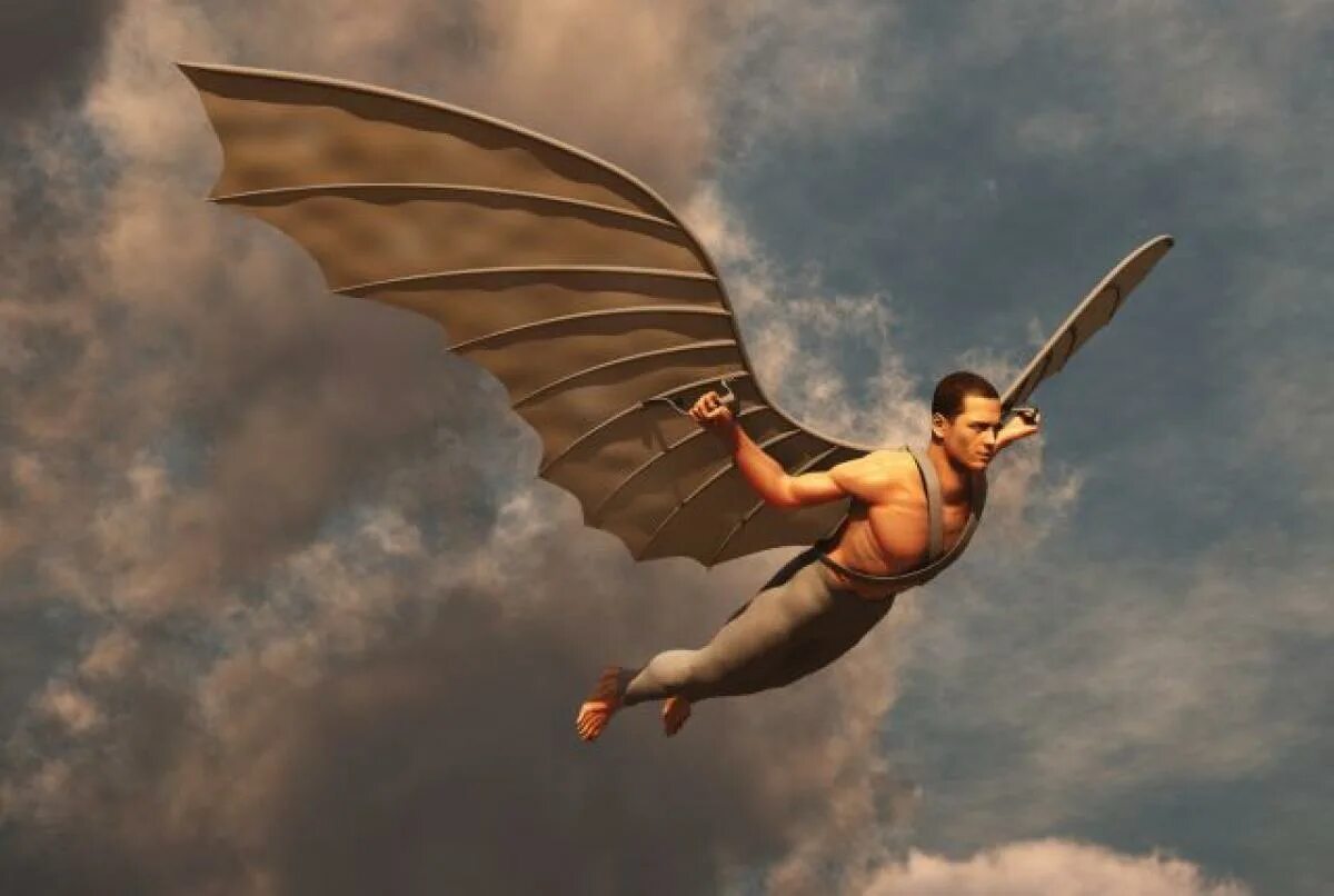 Можно ли людям летать. Человек с крыльями. Крылья для полета. Летающий человек. Крылья для человека чтобы летать.
