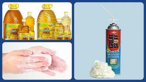 Чем отмыть руки от пены