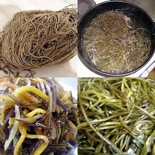 Приготовление сушеной морской капусты