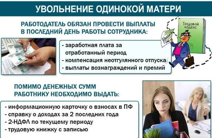 Могут ли уволить с двумя детьми. Увольнение матери одиночки. можно ли уволить мать одиночку. одинокая мать увольнение. могут ли уволить многодетную мать.