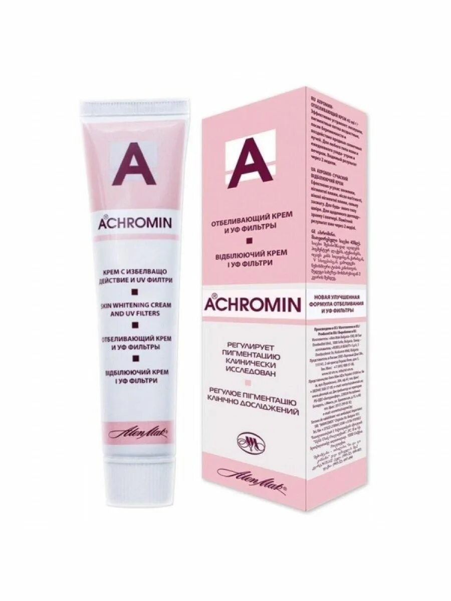 Achromin отбеливающий крем для лица с уф. Ахромин крем для лица отбеливающий uv-защита 45мл. achromin отбеливающий крем 45ml. ахромин крем отбеливающий с уф-фильтрами 45мл. крем отбеливающий ахромин турецкий.