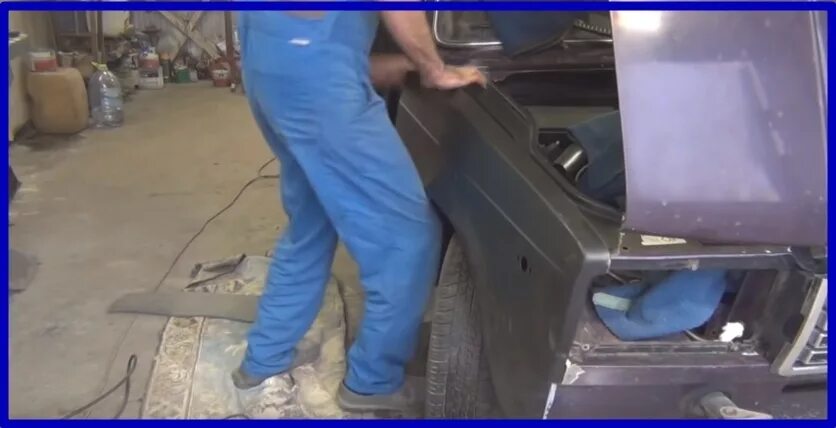 Как заменить передний крыло 2107 Продолжение ремонта кузова)) моего ваз 2107 Lada 2107, 1,5 л, 1985 года кузовн