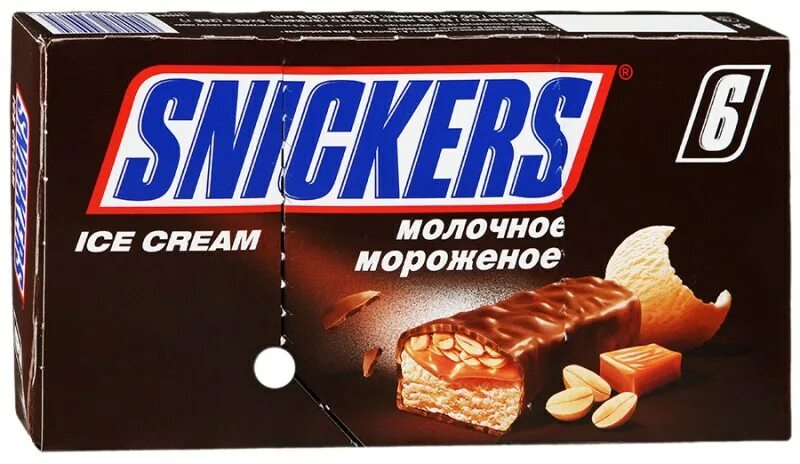 Мороженое snickers