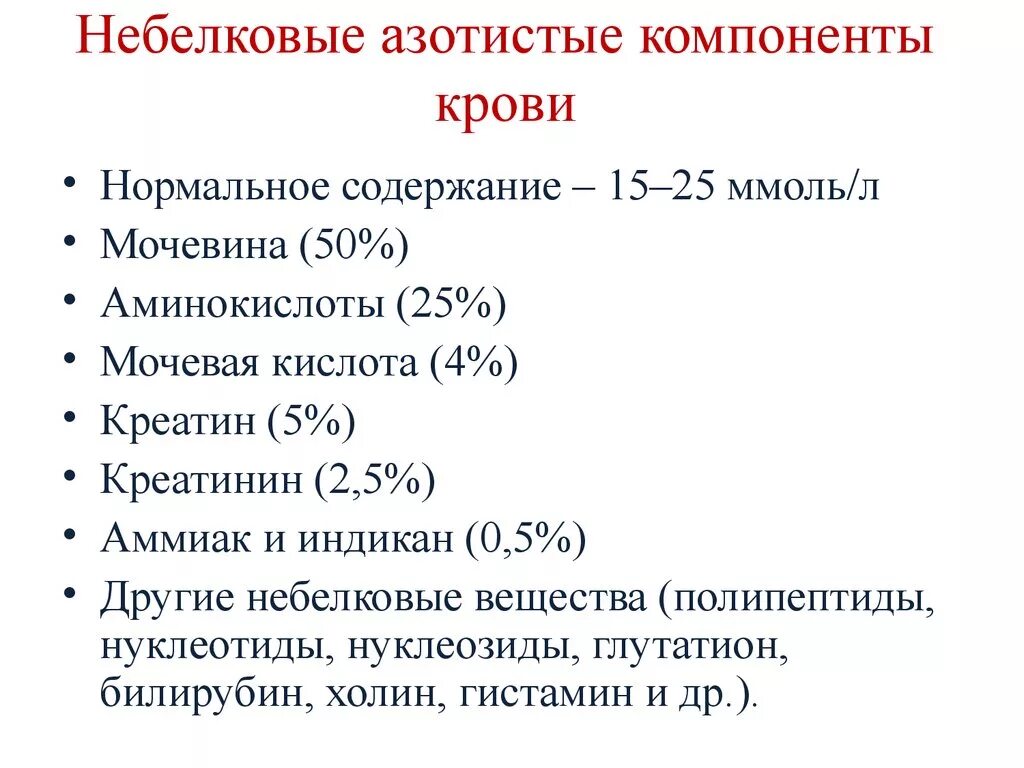 Химическое соединение крови. Небелковые органические компоненты плазмы крови. Небелковые азотистые компоненты крови биохимия. Низкомолекулярные азотсодержащие компоненты крови. Небелковые компоненты сыворотки крови.