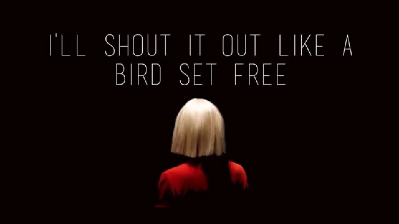 Sia - Bird Set Fire. Lullaby Sia.