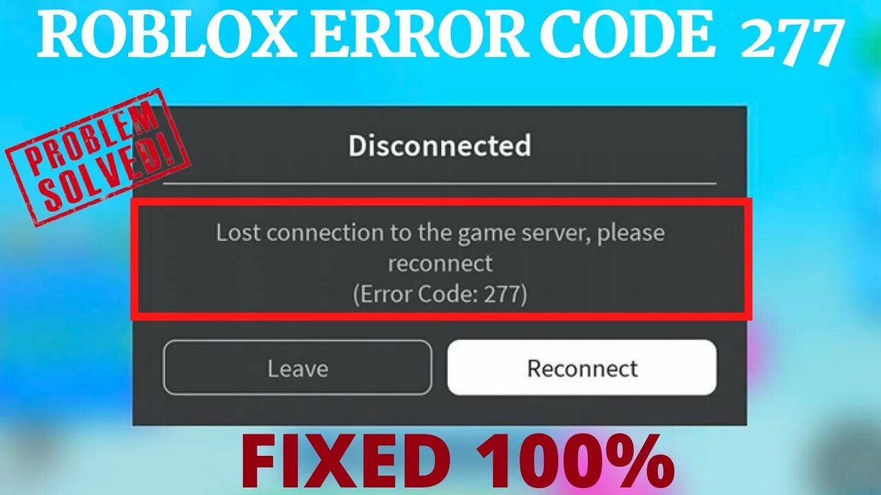 Что значит ошибка 266 в роблоксе. Connection error роблокс. ошибка 277 роблокс. код 277 в роблокс. реконнект роблокс.