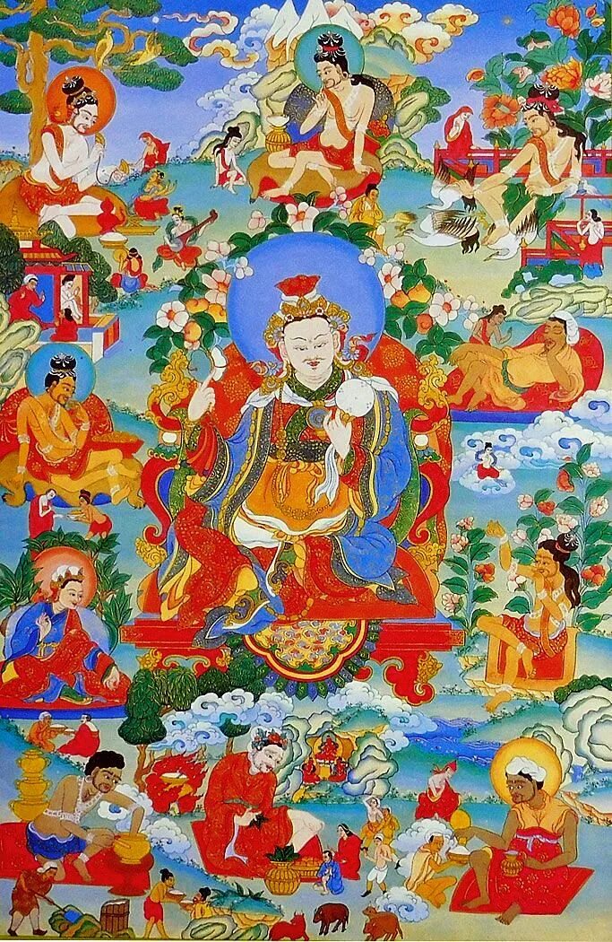 Воин дхармы. Гуру Тибет. Падмасамбхава. Дхарма природа. Картины в буддийских традициях.