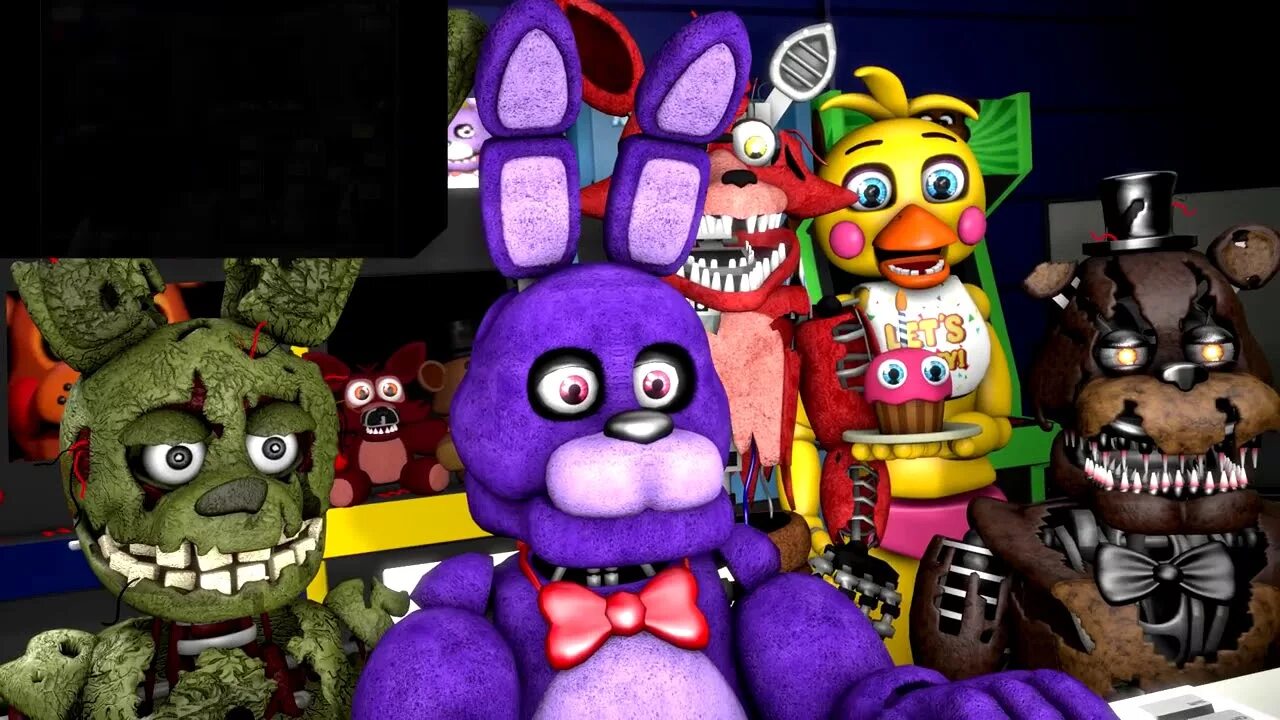 Аниматроники говорят. ФНАФ трейлер. Наркоманский ФНАФ. FNAF 10 трейлер. ФНАФ по сети.