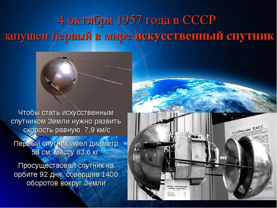 4 октября 1957 года космос. Искусственный Спутник СССР 1957. 4 Октября 1957-первый ИСЗ "Спутник" (СССР).. Спутник 4 октября 1957. 4 Октября 1957-первый ИСЗ "Спутник" (ССС.