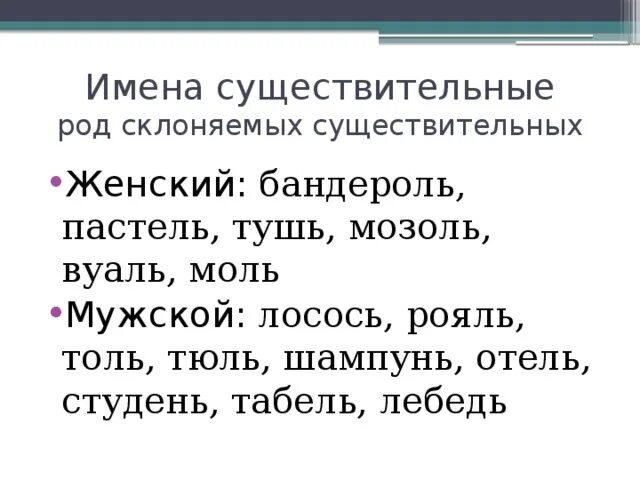 Мужской род исключения. Род имен существительных. Род имен существительных тюль. Род существительных тюль шампунь. Слова род имен существительных.