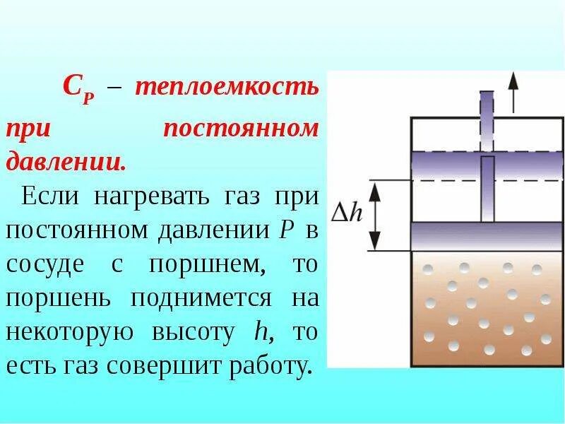 Как изменится давление газа при нагревании. Теплоемкость газа при постоянном давлении. Если ГАЗ под поршнем то. Что будет если нагреть ГАЗ. Внутренняя энергия газа при постоянном давлении.