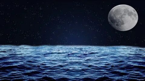 Night ocean