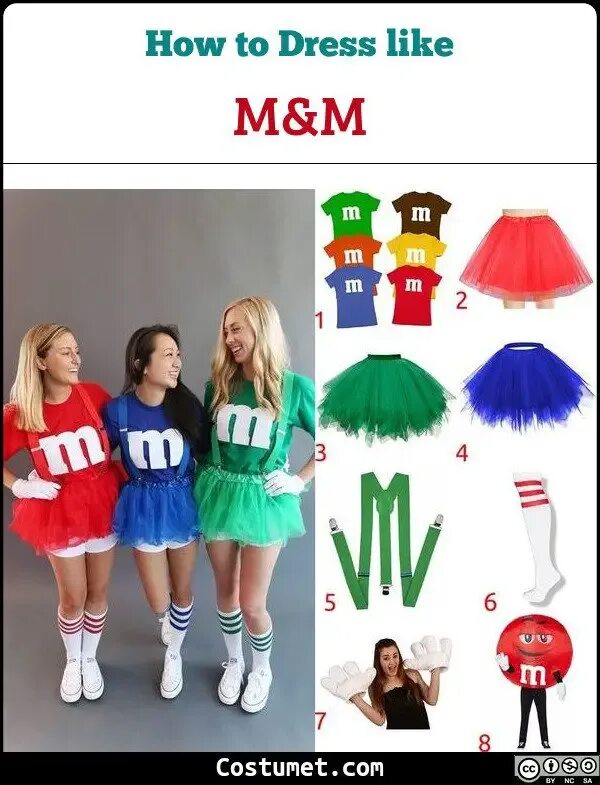 M costume. M costume