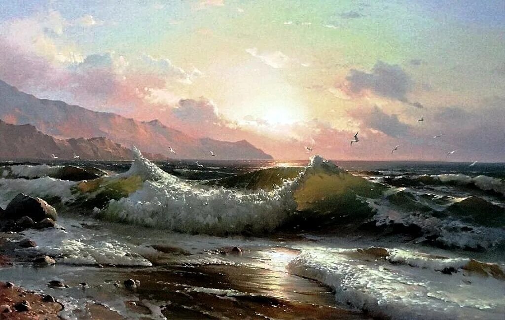 художник маринист максим ильин. айвазовский карадаг. море художник григораш сергей. художник маринист максим ильин. художники маринисты крыма.