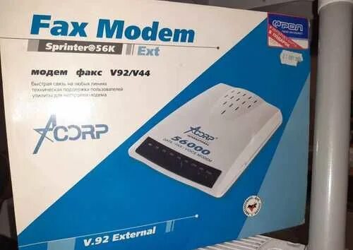 Fax Modem Acorp Sprinter@56k ext блок питания. Факс-модем внешний Acorp 56k Voice. Антенна Fax-5.