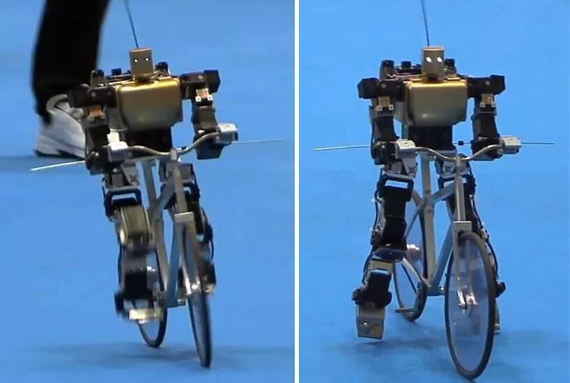 Робот на велосипеде. Миниатюрные роботы. Роботы миниатюры. Велосипед Robot. Чем отличается робот от дистанционно управляемой машины