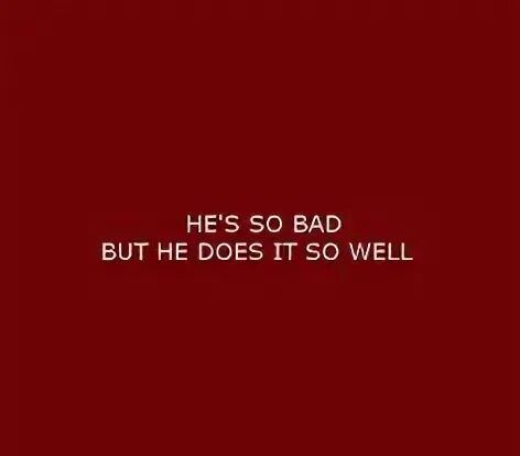 He is red