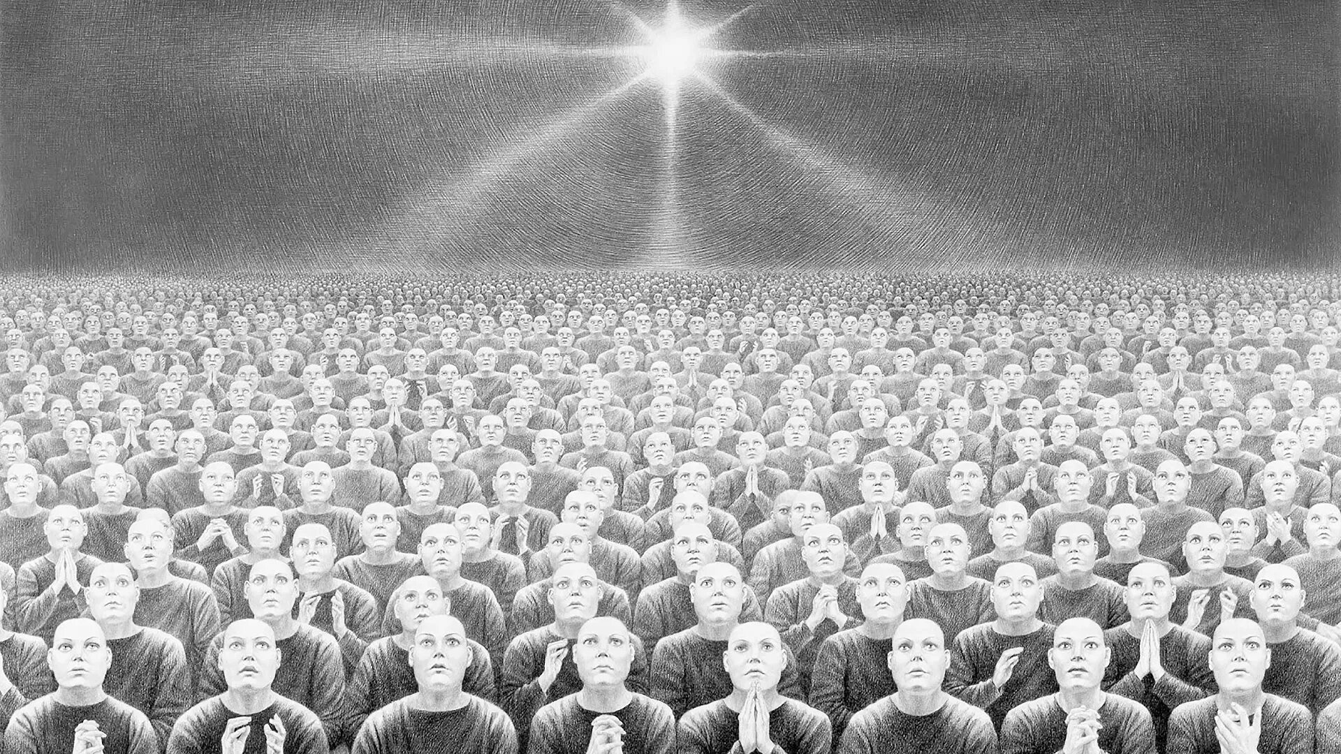 Общая масса людей. Человек толпы. Тоталитаризм арт дивный новый мир. Человек толпы. Человек толпы.