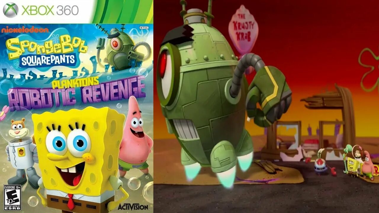 Игра бобы на xbox. Спанч боб xbox 360. губка боб на хбокс 360. spongebob squarepants: plankton&#039;s robotic revenge. [xbox 360] spongebob squarepants: plankton&#039;s robotic revenge (2013).