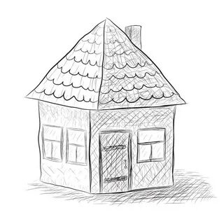 Рисунок дома 5 класс