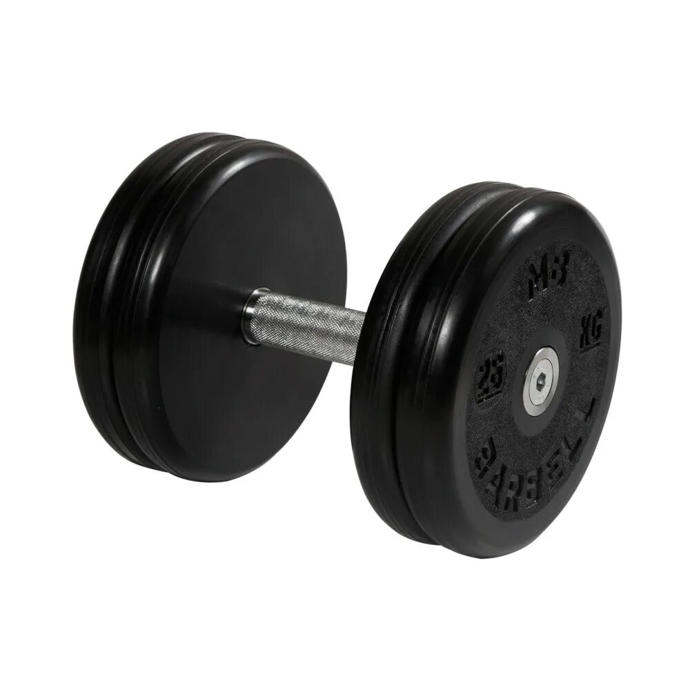 Гантели черные. Гантель MB Barbell MB-FDBEM-b7. Гантель Классик 19 кг Barbell. MB Barbell MB-FDBEM-B 23 кг. Гантели обрезиненные MB Barbell.