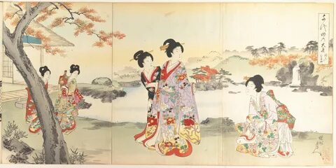 prints; ink and color on paper, Japan Maker Culture, Traditional Japanese A...