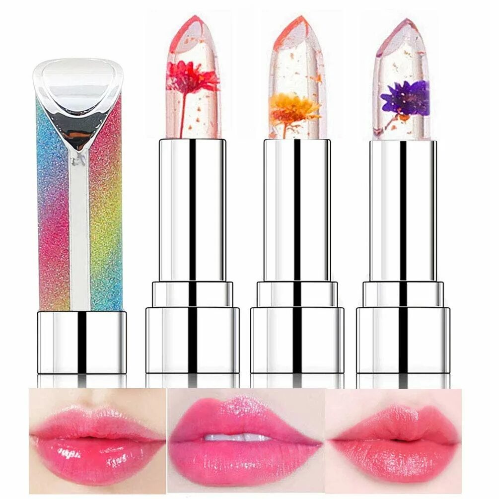 Помада с кристаллами. Джелли Липстик. Помада Jelly Flower Lipstick. Crystal Lipstick. Flower помада