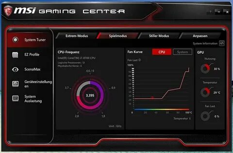 Msi center