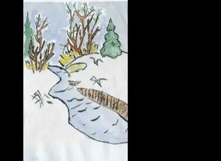 Рисунок к стихотворению на лугу 2 класс