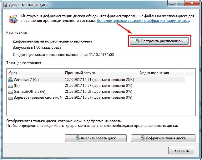 Делать дефрагментацию ssd. Дефрагментация диска. дефрагментация диска (компонент windows). как отключить дефрагментацию ssd в windows.