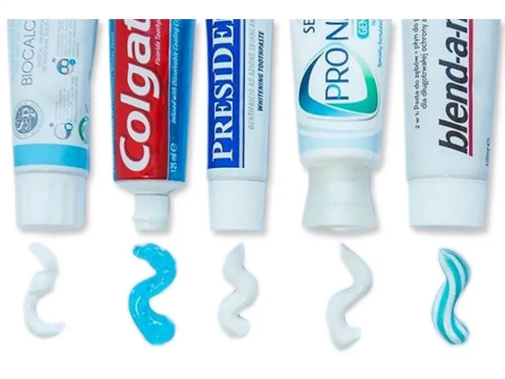 Зубная паста. Разные зубные пасты. Много зубных паст. Гигиенические зубные пасты.