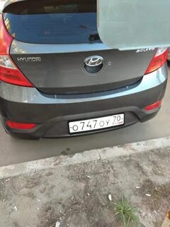 Задний бампер хендай солярис хэтчбек