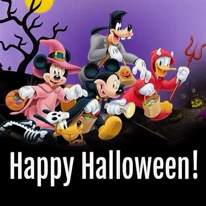 Mickey and friends trick or treats