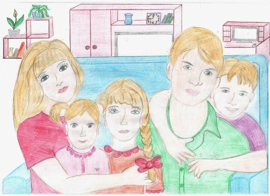 Как нарисовать 7 3 класс
