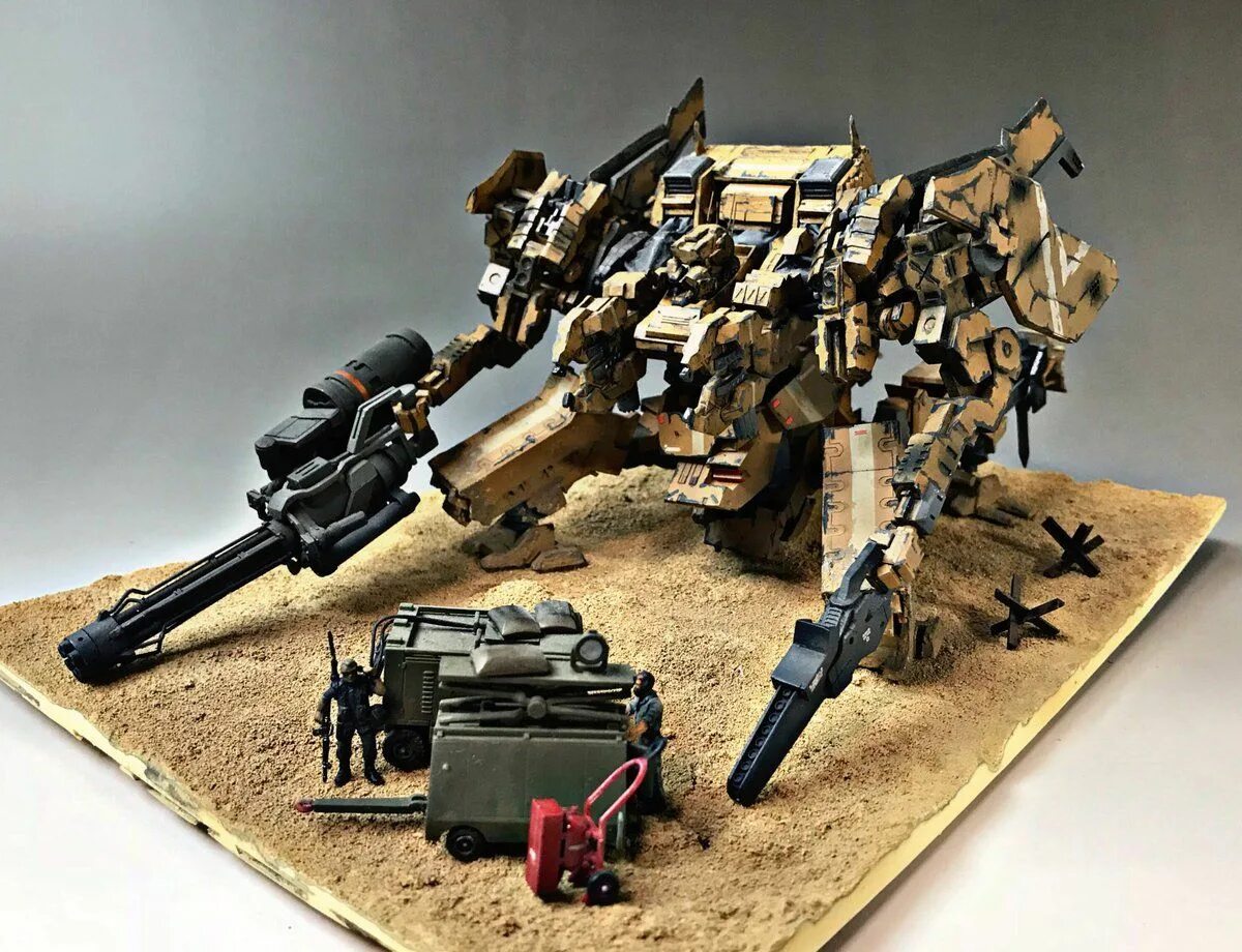 Core models. Armored core: last raven. космический бронепоезд.