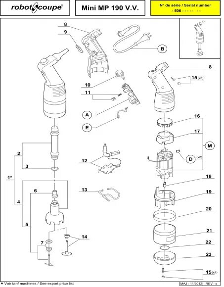 Robot coupe mini mp. Robot coupe mini mp 190. robot coupe mini mp 190 v.v. robot coupe mini mp 190 v.v запчасти. миксер погружной robot coupe mini mp190 combi.