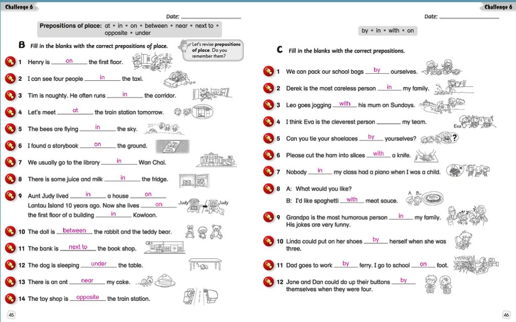 English 4 practice. Complete the blanks with prepositions. Longman Grammar Express. Fill in the blanks with the correct prepositions. Longman Grammar Express 2007.