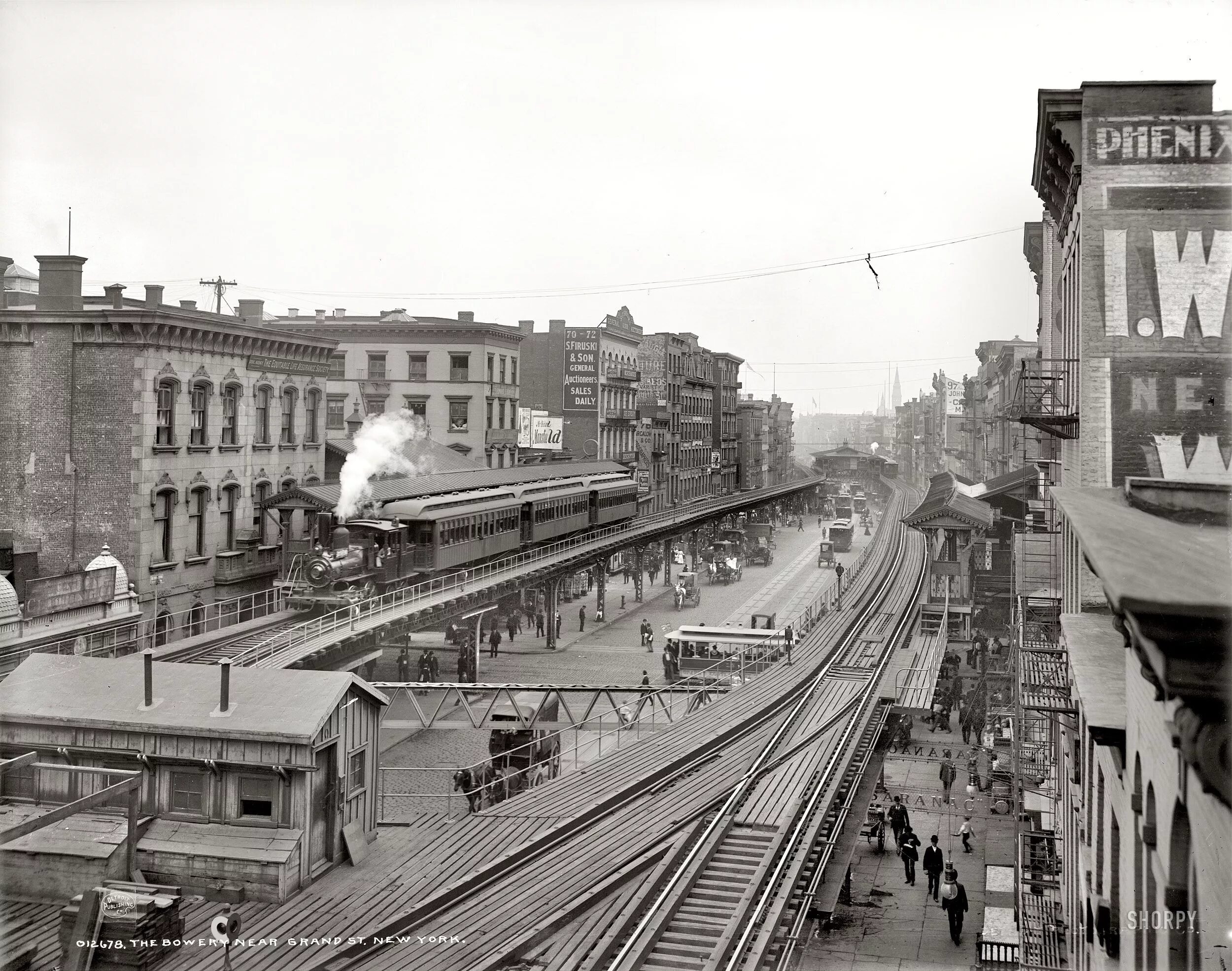 Нью Йорк 1900 г. Надземное метро Нью-Йорка. Надземное метро Нью-Йорка 19 век. Надземная железная дорога Нью-Йорка.