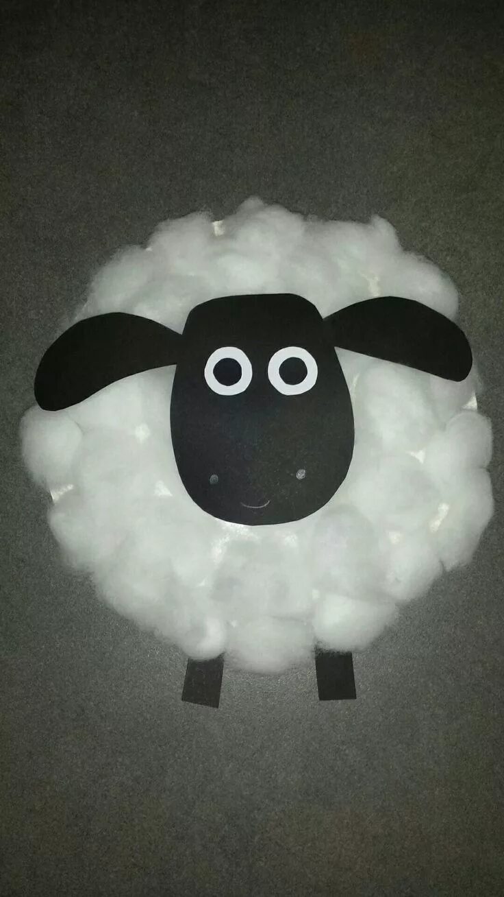 поделка барашек. заготовки для поделок. поделка овечка. поделка барашек. овечка из бумаги.